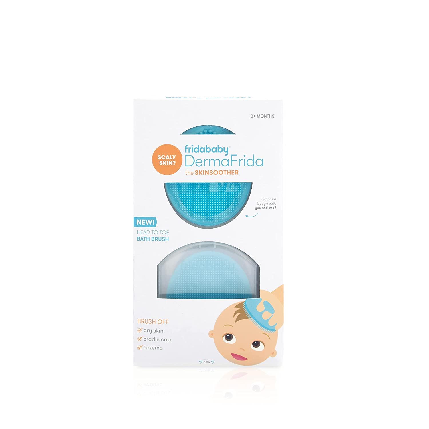 DermaFrida The SkinSoother Baby Bath Silicone Brush by Fridababy Baby