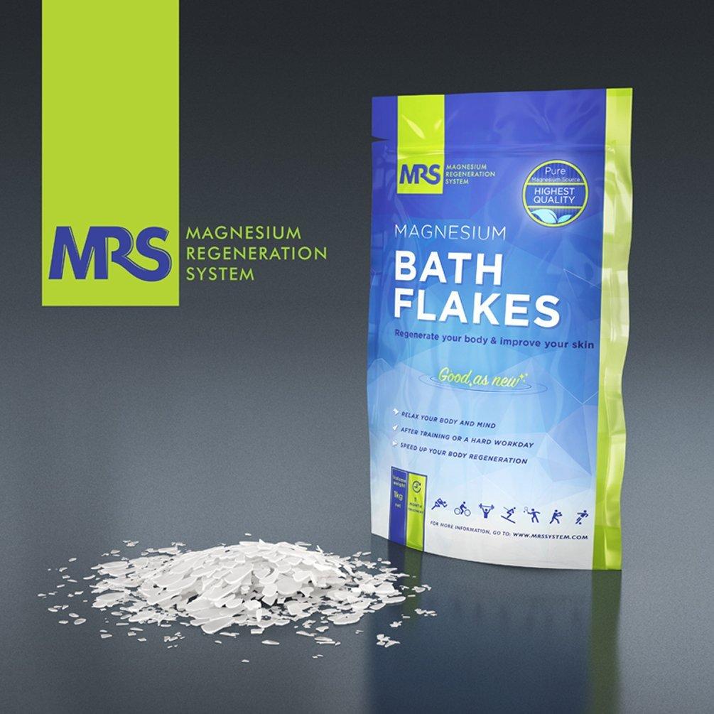 Magnesium Flakes Bath Bulk Sale Discount Deal MRS Magnesium Flakes - 100% Natural Magnesium Chloride for Foot & Full