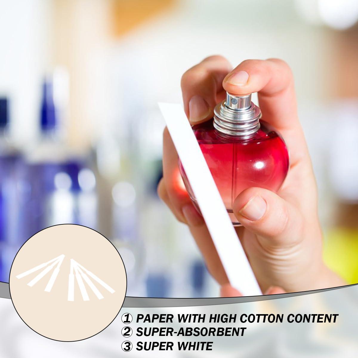 100Pcs Disposable Perfume Test Strips Essential Oil Scent Cards