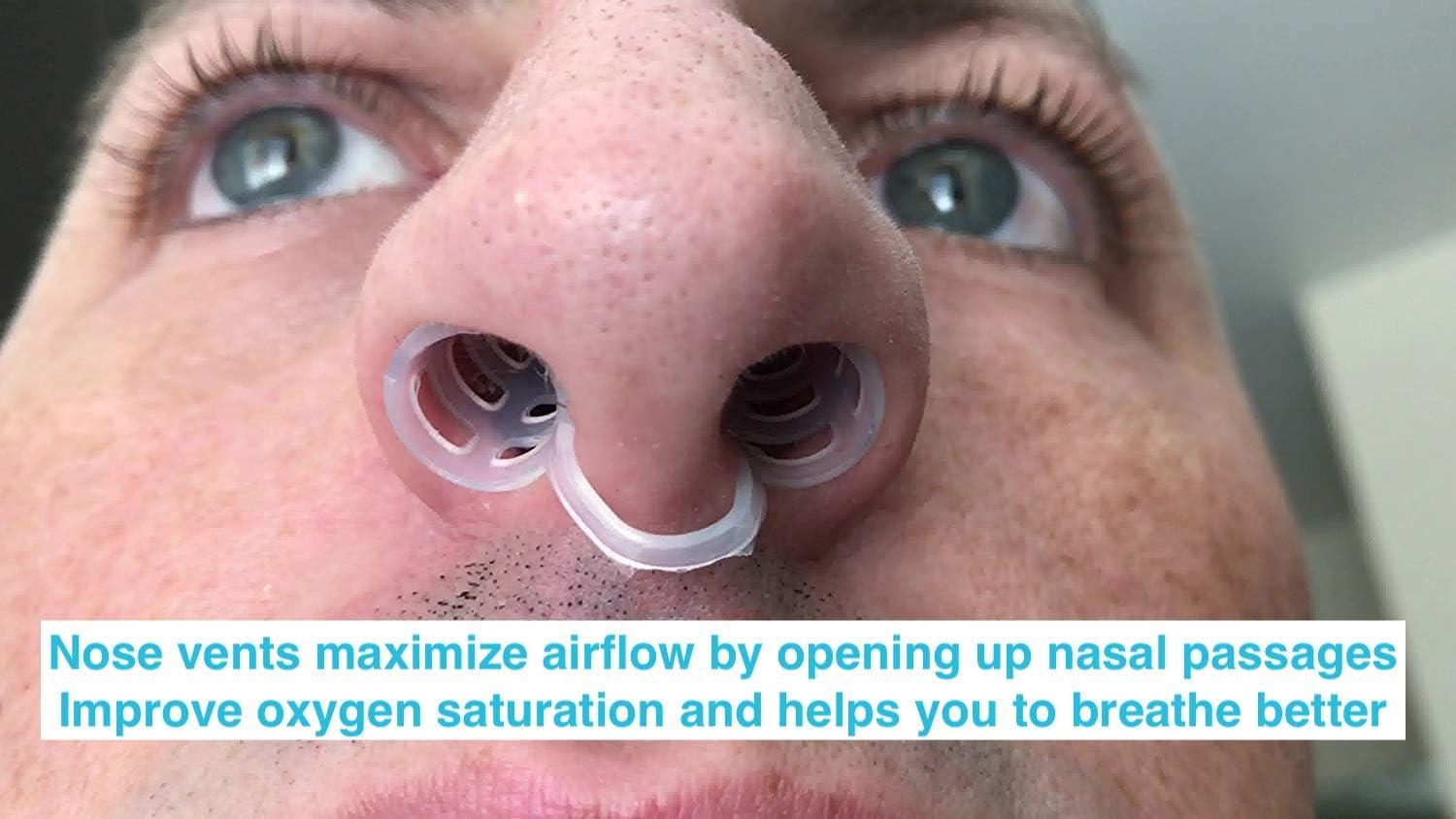 Nose Vents by Snore Bastion 12 Soft Silicone Nasal Cones for Snoring