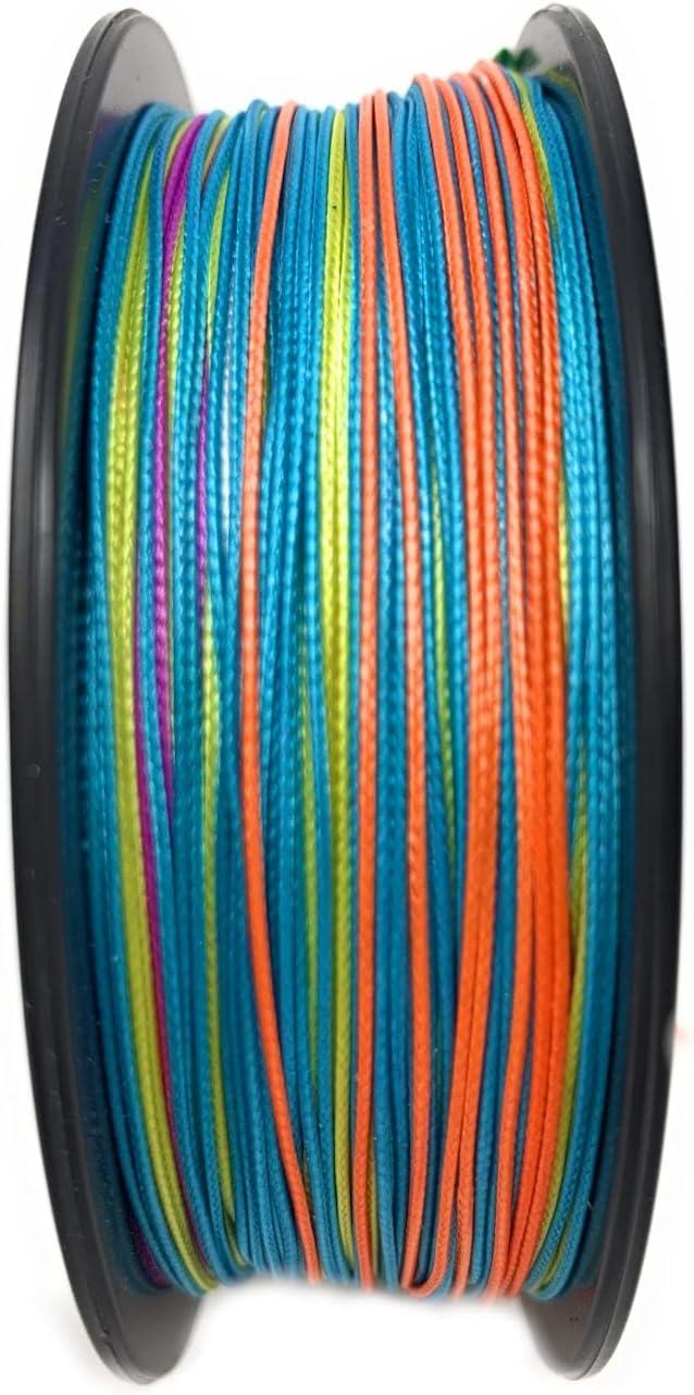 Reaction Tackle Lead Core, Metered Trolling Braided Line, Fast Sinking  Line, Color Changes Every 10 Yards Multi-Color 12LB (100 yards)