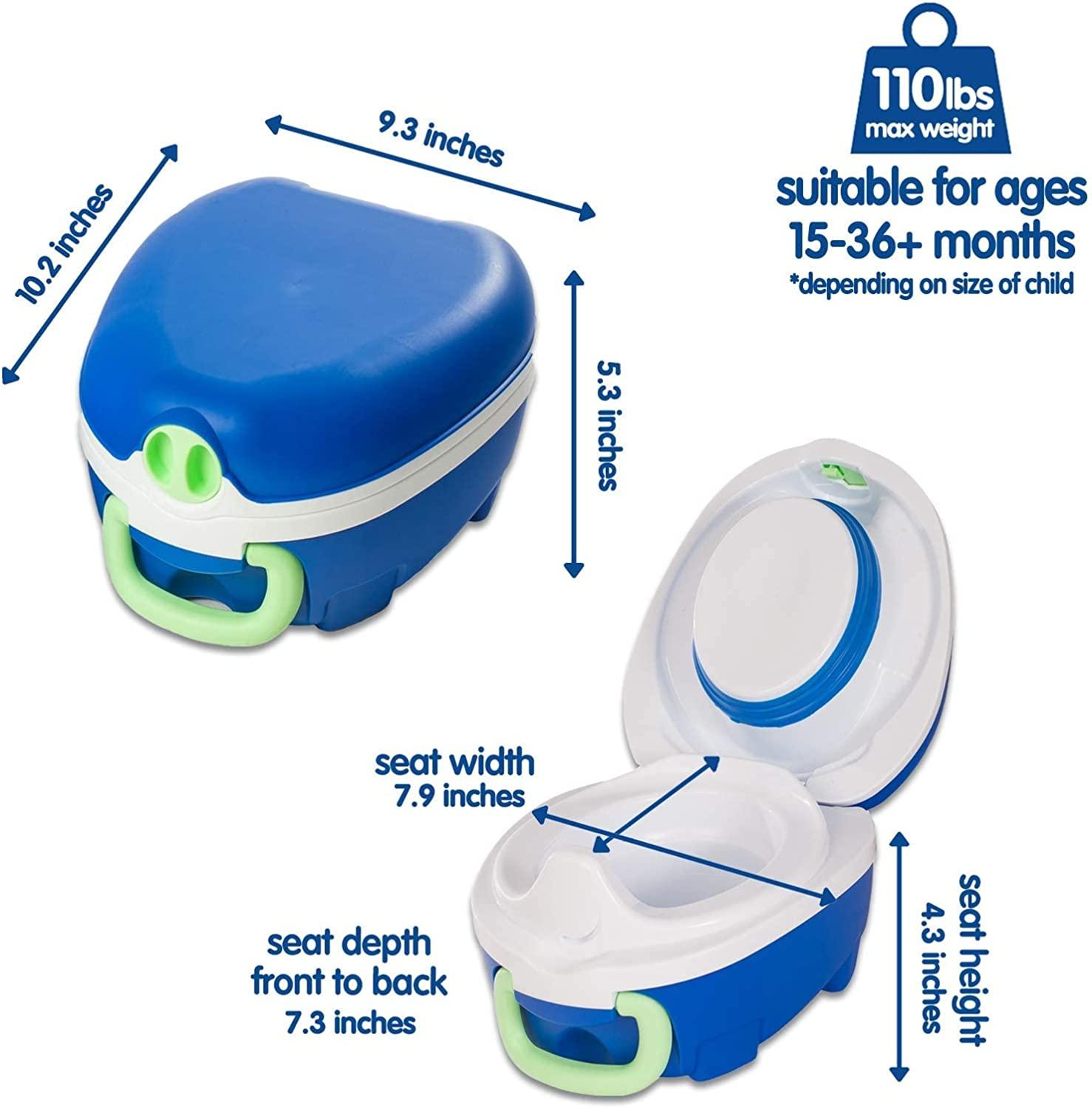 My Carry Potty Blue Travel Potty, AwardWinning Portable Toddler