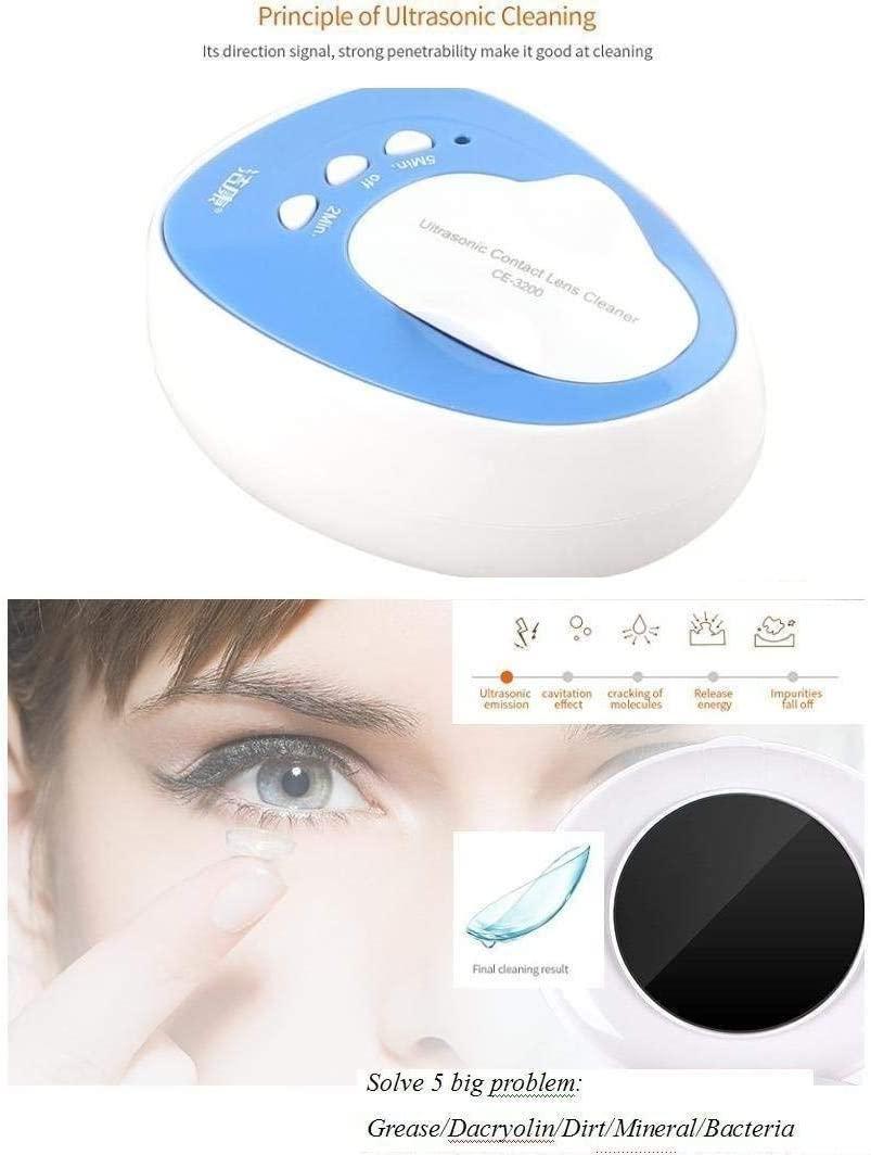 Kowellsonic CE3200 Mini Ultrasonic Contact Lens Cleaner Kit Daily Care