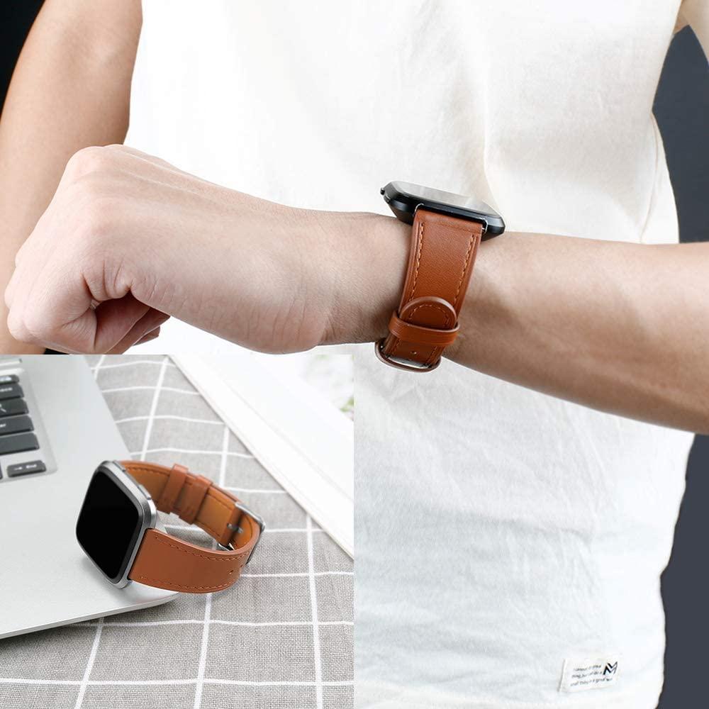 Leather Band Do Fitbit Versa Bands Fit Apple Watch Pack BOTNUW
