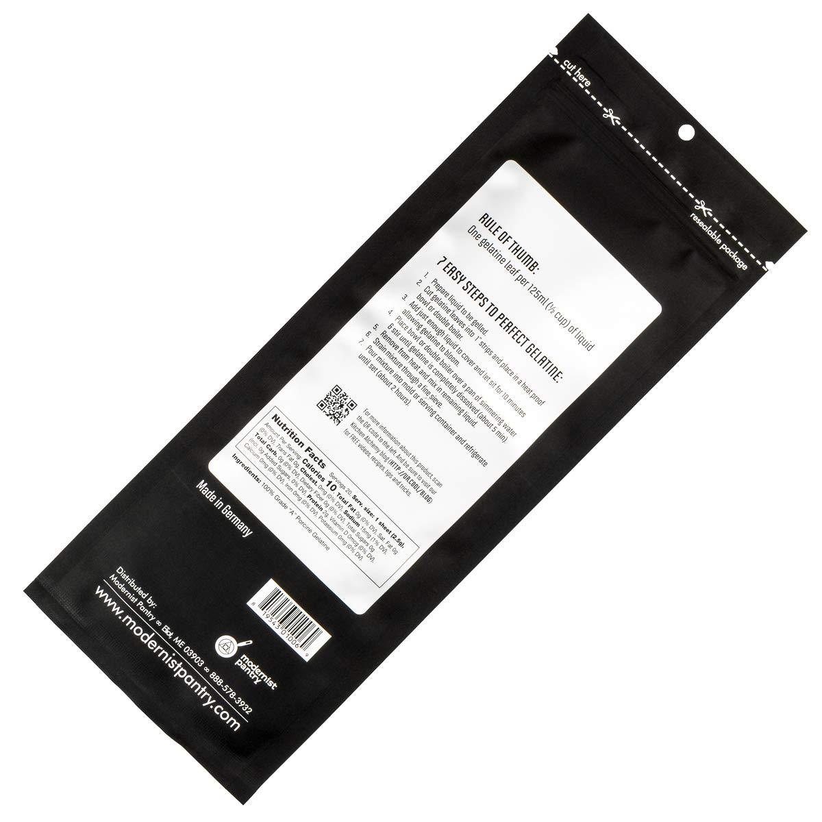 PerfectaGel Silver Gelatin Sheets (170 Bloom) 20 Sheets