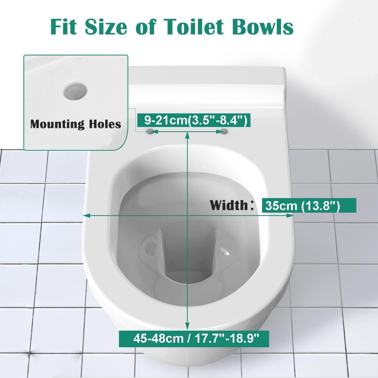 Croydon Duroplastic Soft Close One Button Quick Release Toilet Seat 20Kg Antibact | Robert Dyas - View #7