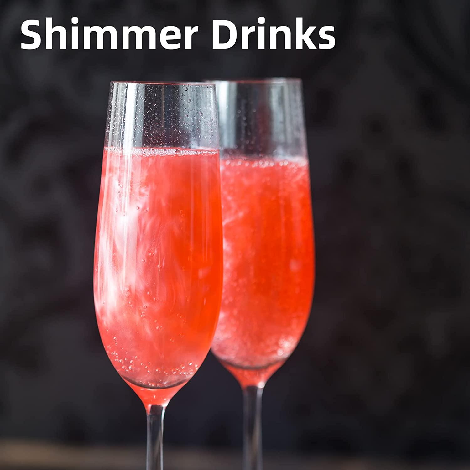 Luster Dust Edible Set 10 Colors YouTook Drink Glitter Edible Dust for Baking Decoration, Cakes