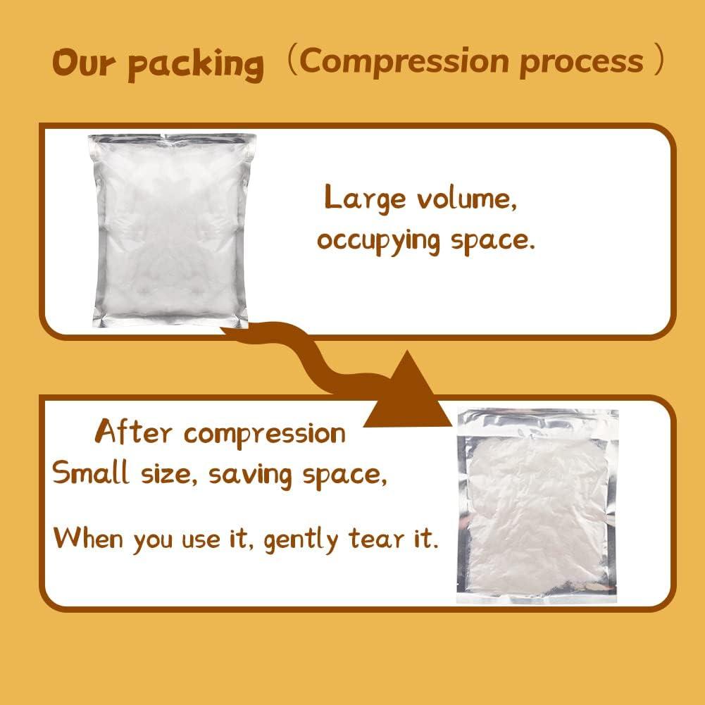 Pillow Fiberfill Stuffing,3.5OZ Polyester Fiber Fill Stuffing