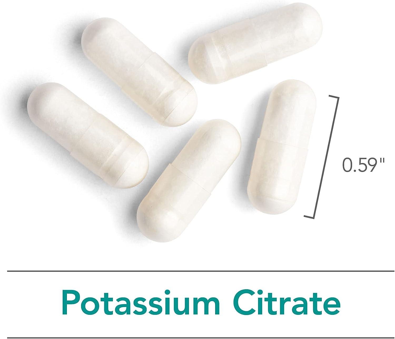 NutriCology Potassium Citrate Pure WellAbsorbed Potassium 120