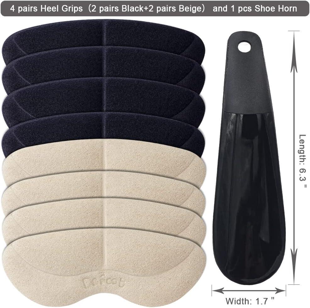 Dr. Foot's Heel Grips for Men and Women SelfAdhesive Heel Cushion Inserts Prevent Heel Slipping
