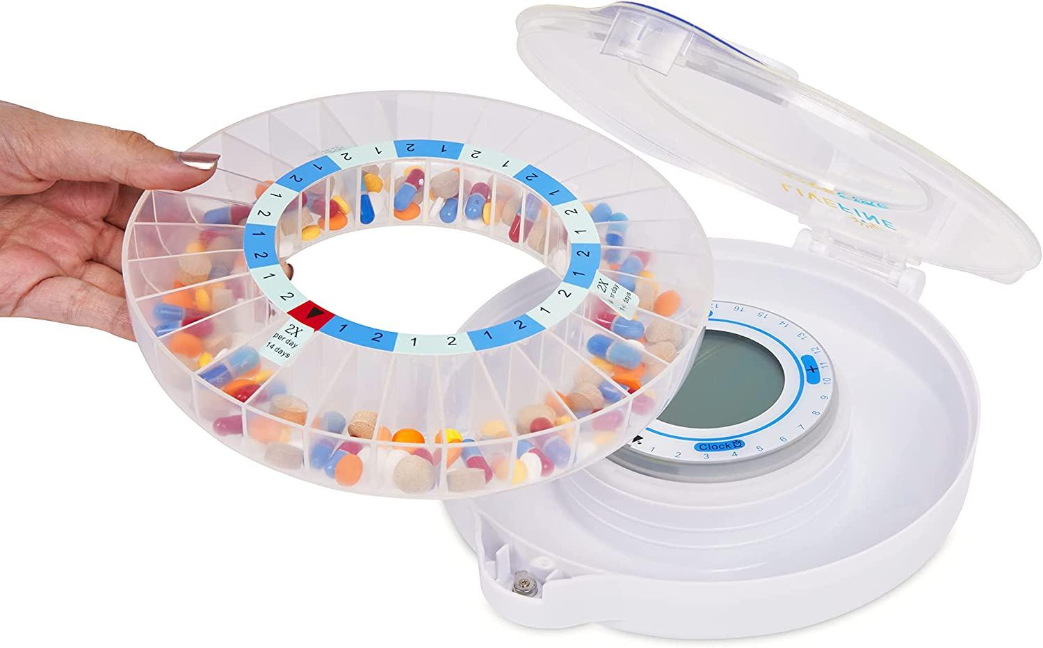 LiveFine Smart WiFi Pill Dispenser 28Day Medication Organizer with