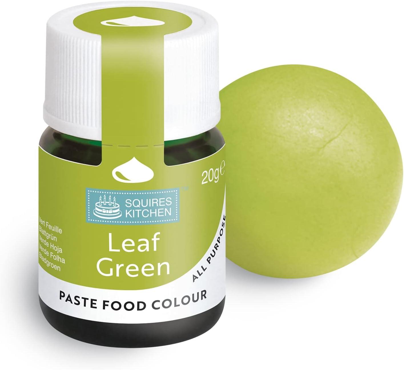 Squires Kitchen Leaf Green Food Colouring Paste - 20g | Concentrated ...