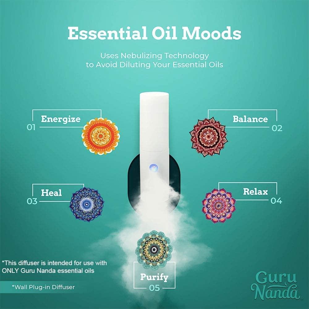 GuruNanda Portable Diffuser Plugin 2.0 with FREE Essential Oil