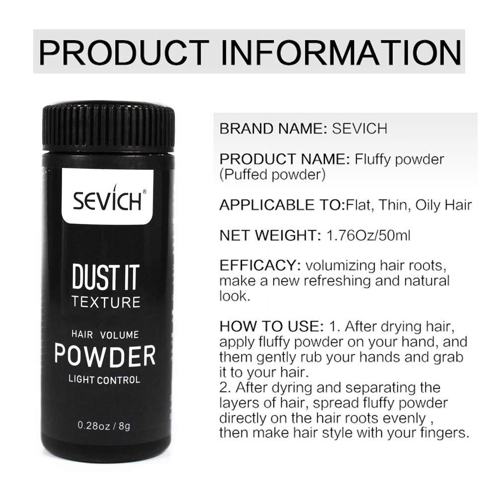 SEVICH Volumizing Hair Powder 0.28oz White Matte Texturizing Styling