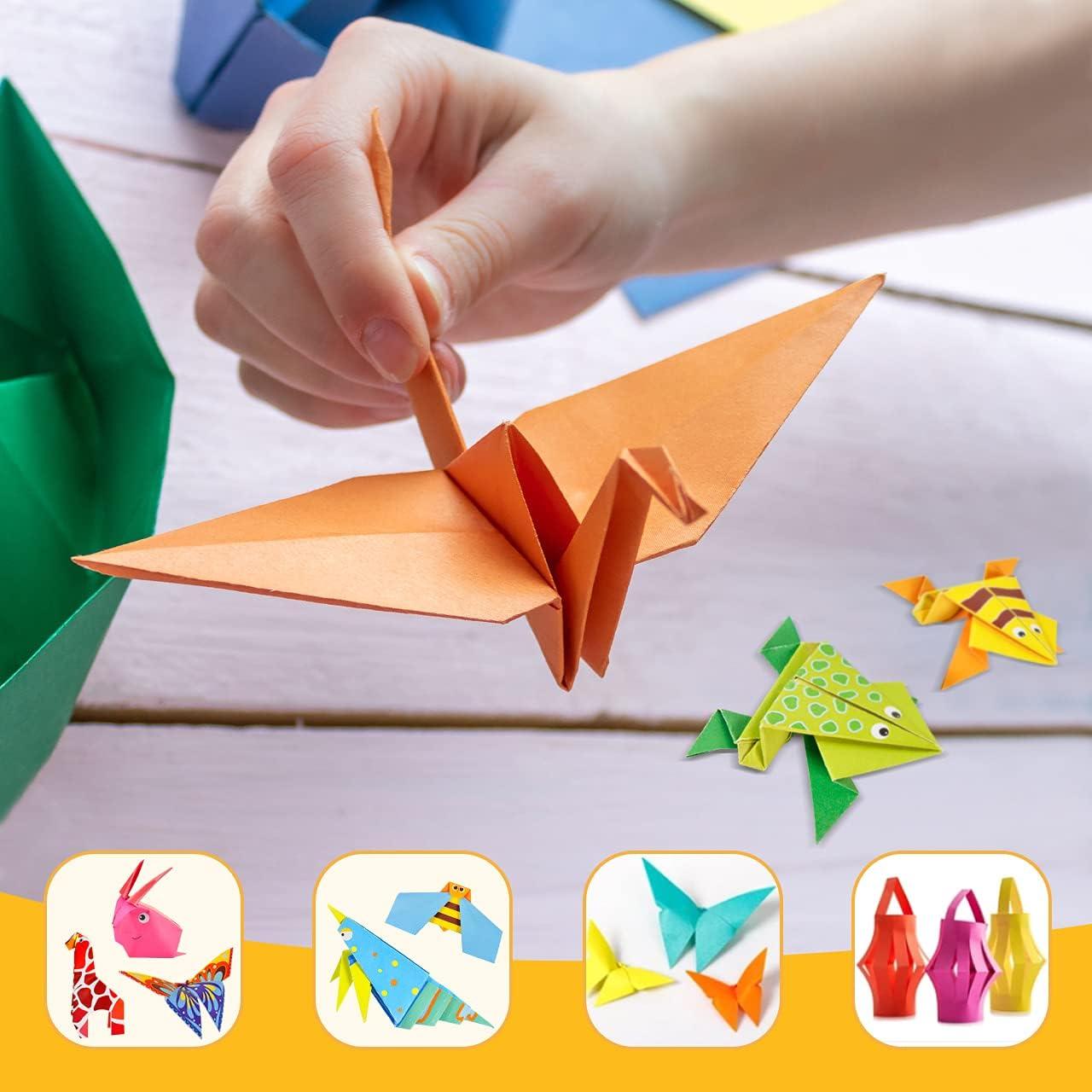 50 PCS Children Origami Paper Book for Solid Color DIY Folding Toy Kids  Handmade Kindergarten Arts and Crafts Toys