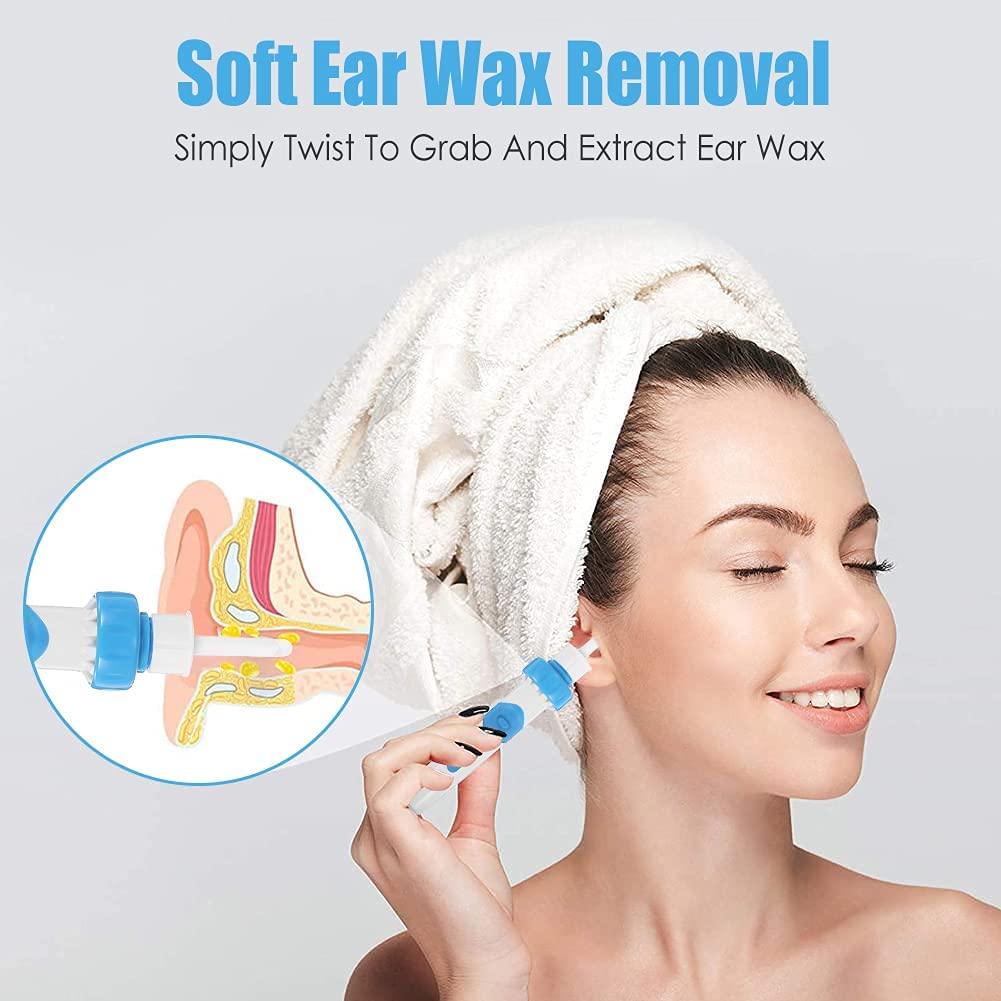 Earwax Removal Kit, Ear Cleaner, Portable Automatic Electric Vacuum Ear Wax, Safe and
