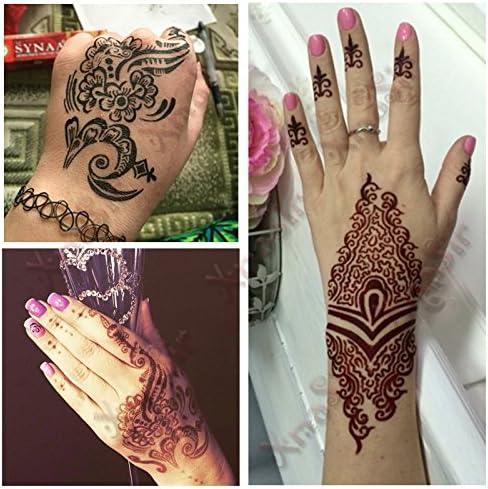 Premium Photo | Henna tattoo on the girl's hand hands with henna mehendi
