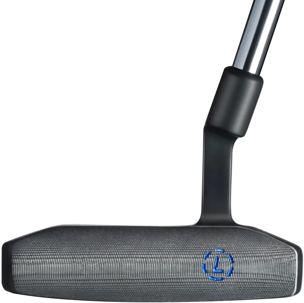 LAZRUS Premium Black Golf Putter with Putter Head Cover Right and Left Handed Golf Club Mallet