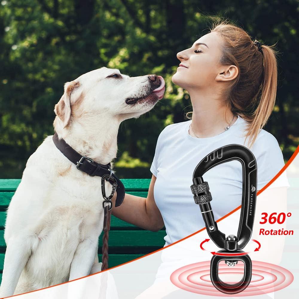 Strongest swivel locking dog leash clip