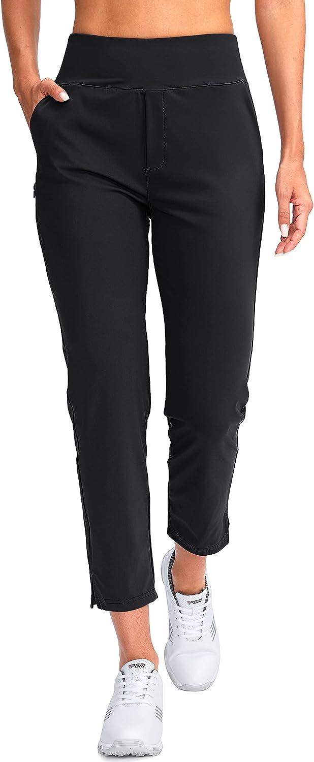 YYV Women's Golf Pants | Stretch Ankle Pants with Pockets | High Waist  Dress Pants for Yoga & Business | Black - Medium | Buy Now with Express  International Delivery | GoSupps.com