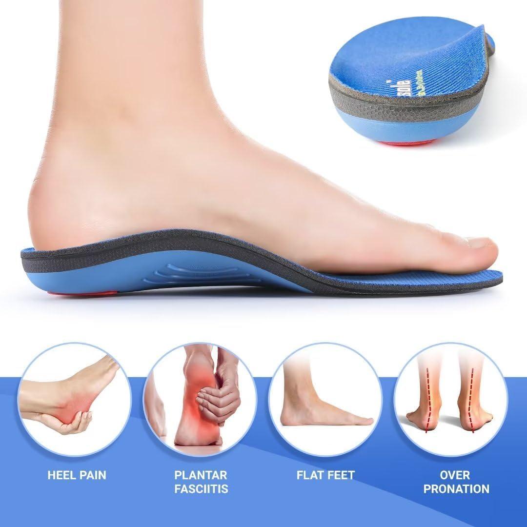 PCSsole Comfort Arch Support Insoles for Men (Size