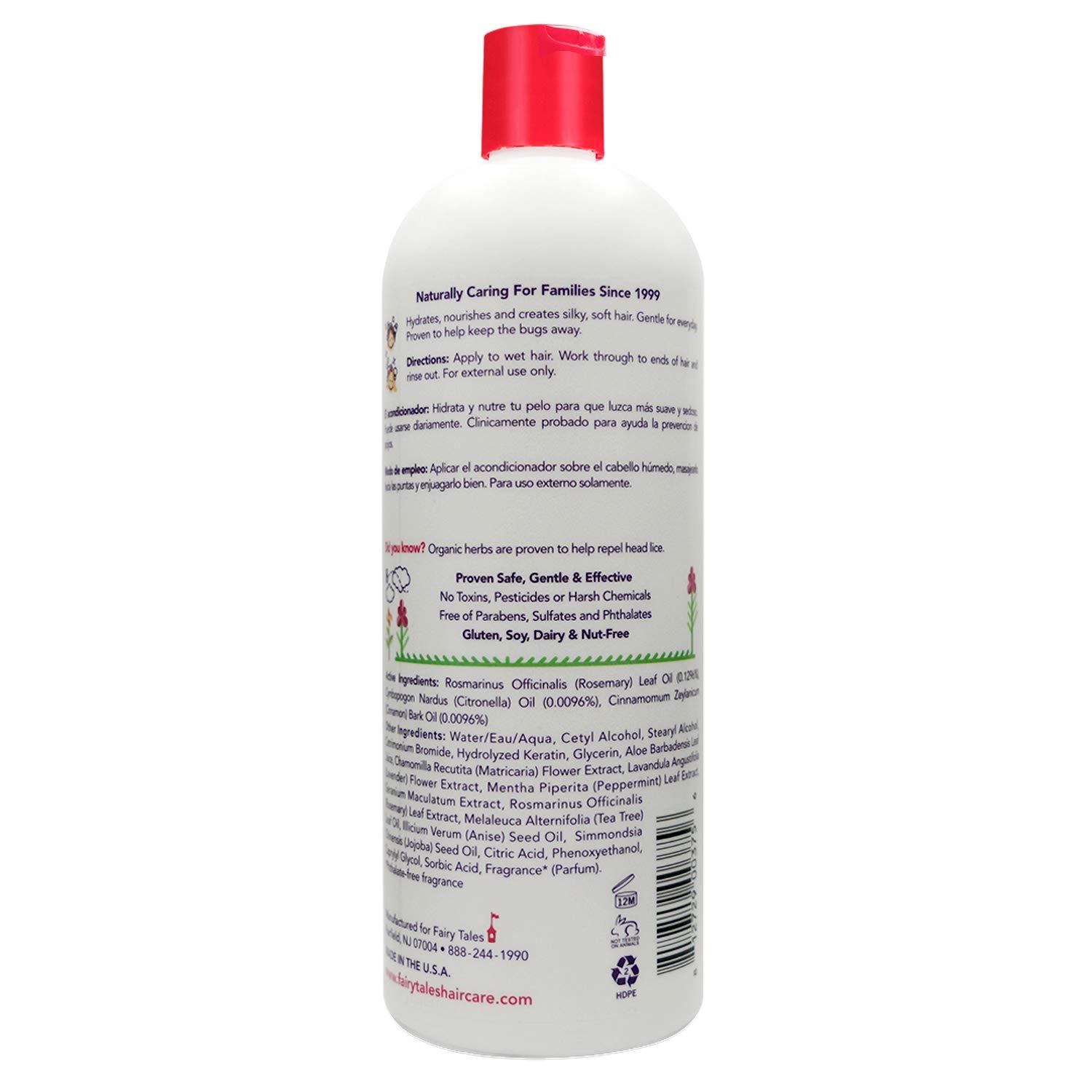 Fairy Tales Rosemary Repel Daily Kids Hair Conditioner for Lice Prevention 32 oz 2 Pack