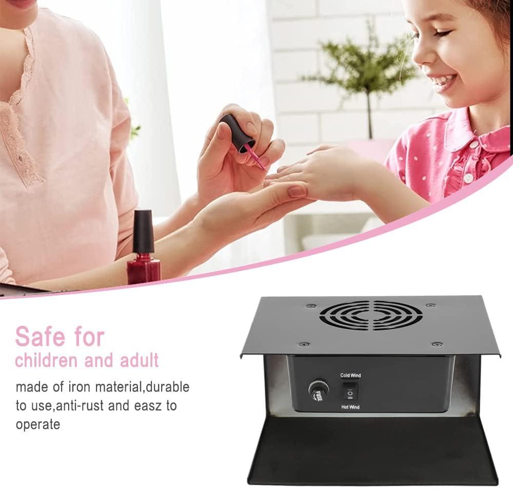 300W Air Nail Dryer with Automatic Sensor Warm & Cool Wind Blower for