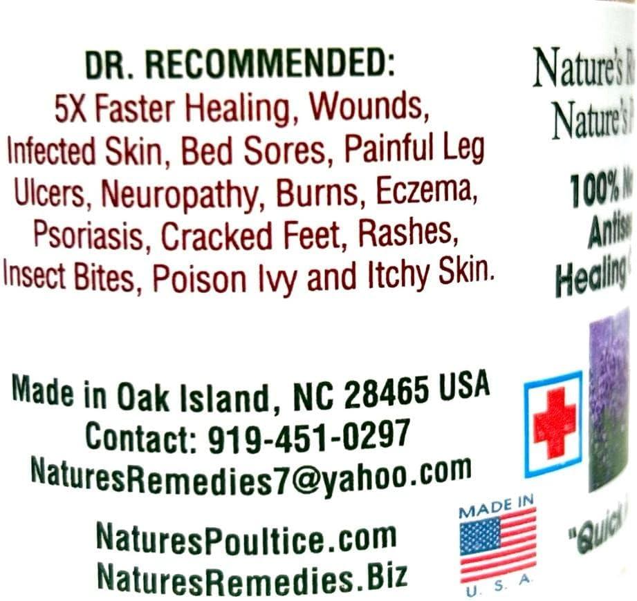 100 Natural Antiseptic Healing Cream Heals and Soothes Infected Skin