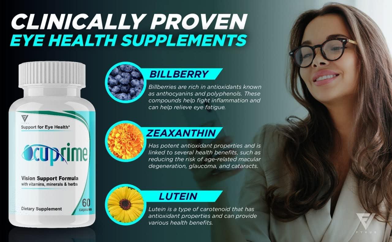 5 Pack Ocuprime for Eyes Vision Formula Occuprime Eye Vitamins