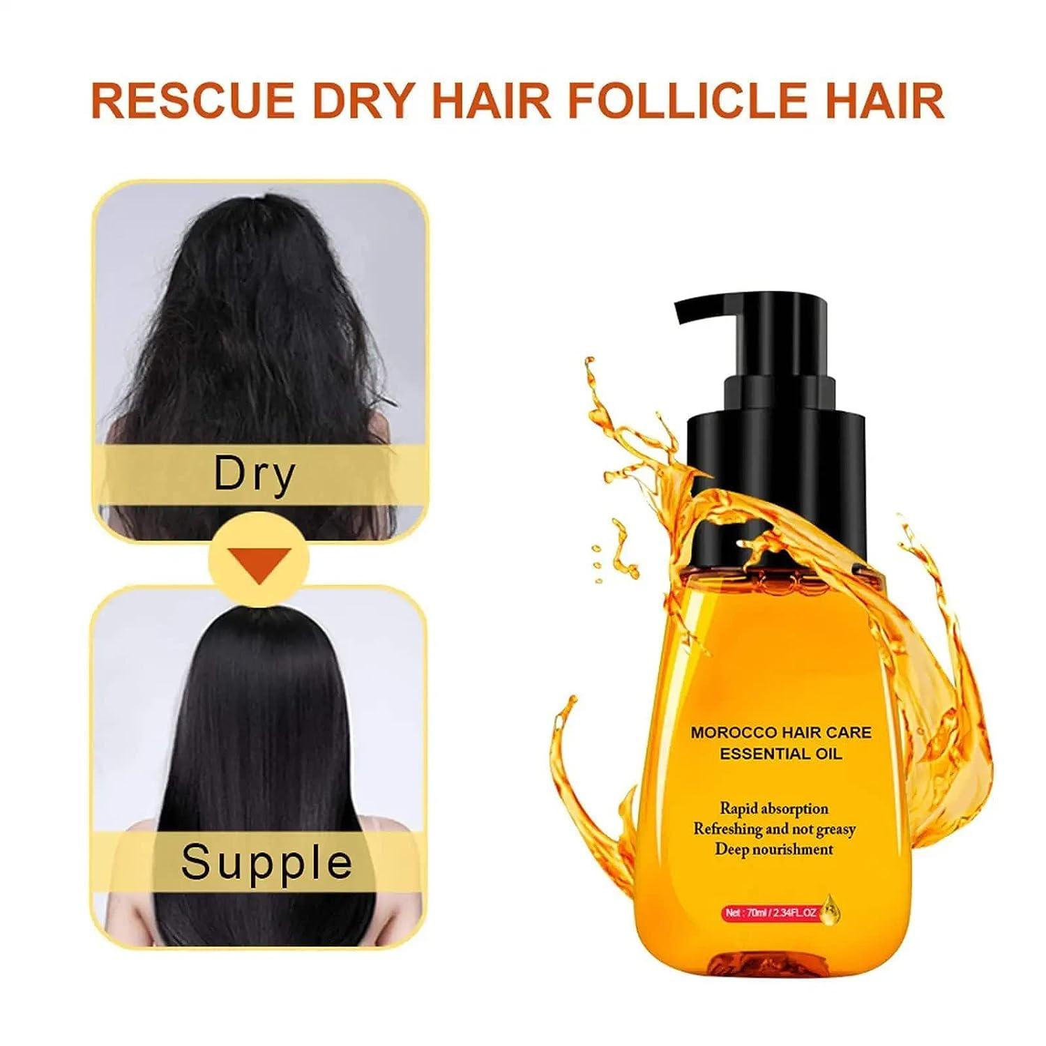 Shinestudio Anti-Frizz Hair Serum - Morocco Silk Care | 2PCS
