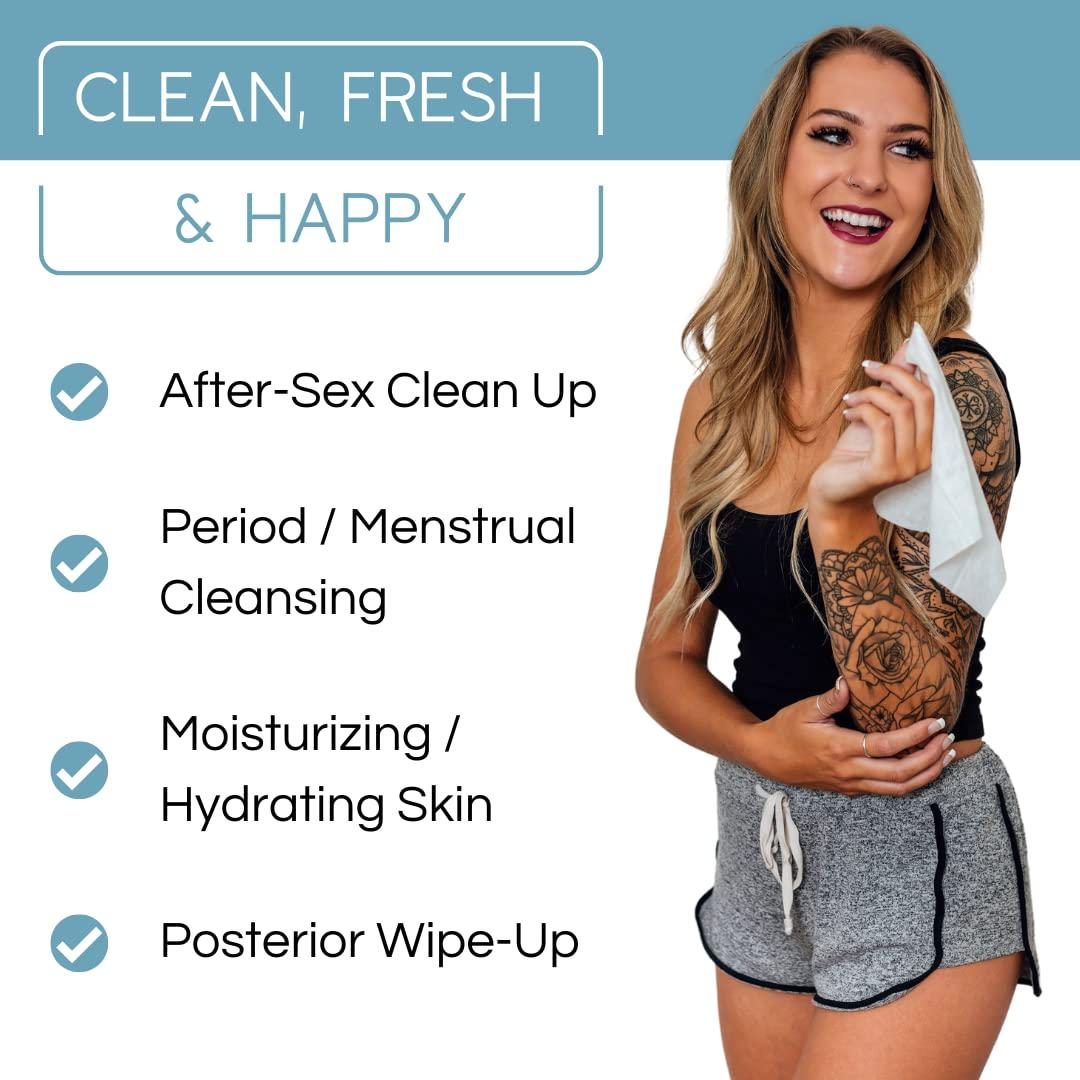 Royal Wet Wipes Flushable Cleansing Body Cloths for Natural Feminine
