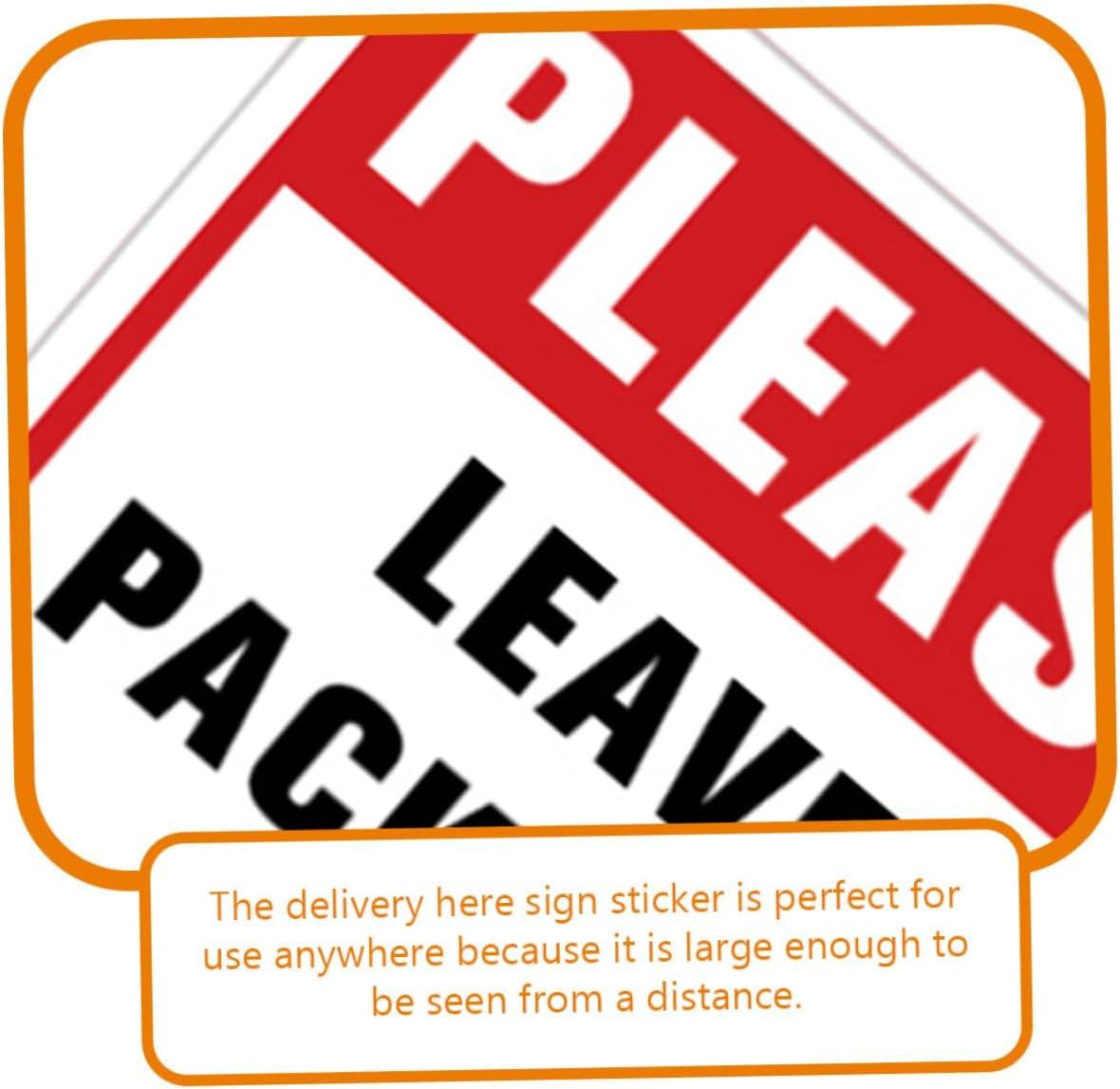 VILLFUL Leaving Here Sticker Wall Decoration Leave Packages Here Sign ...