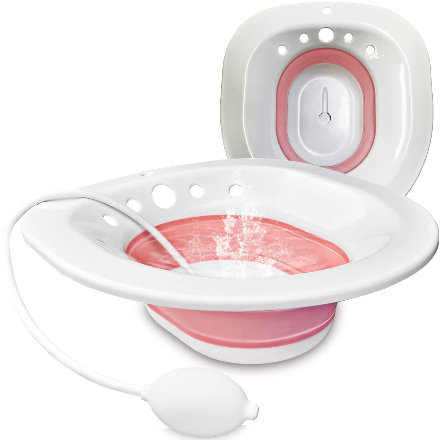 Foldable Sitz Bath, Sitz Bath with Sitz Bath Flusher, Sitz Bath for