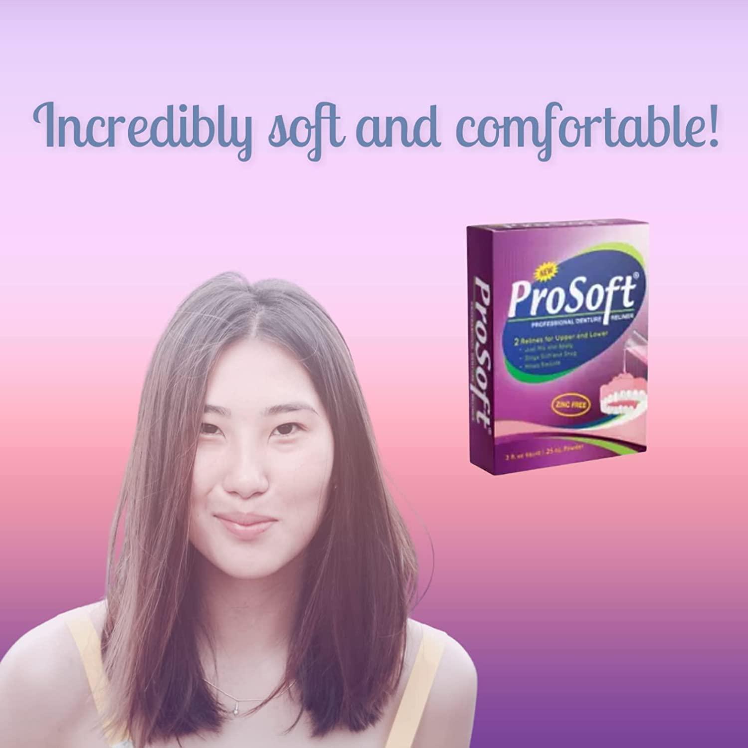 ProSoft Denture Reliner 4 Relines LongLasting Comfort and Fit