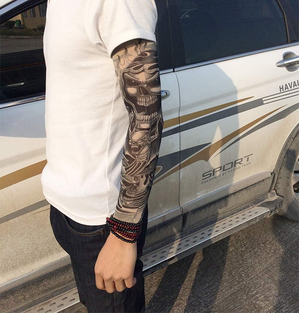 Full Sleeve Realistic Temporary Tattoo Nylon Stocking Arm Warmer