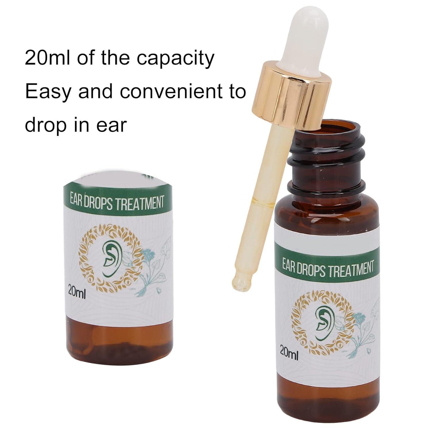 Ear Ringing Remedy Drops 20ml Temporary Relief for Ringing, Buzzing