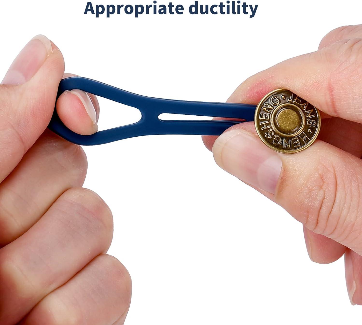 10 Pack Button Extenders For Trousers - Adjustable Waist Extenders For Jeans & Pants