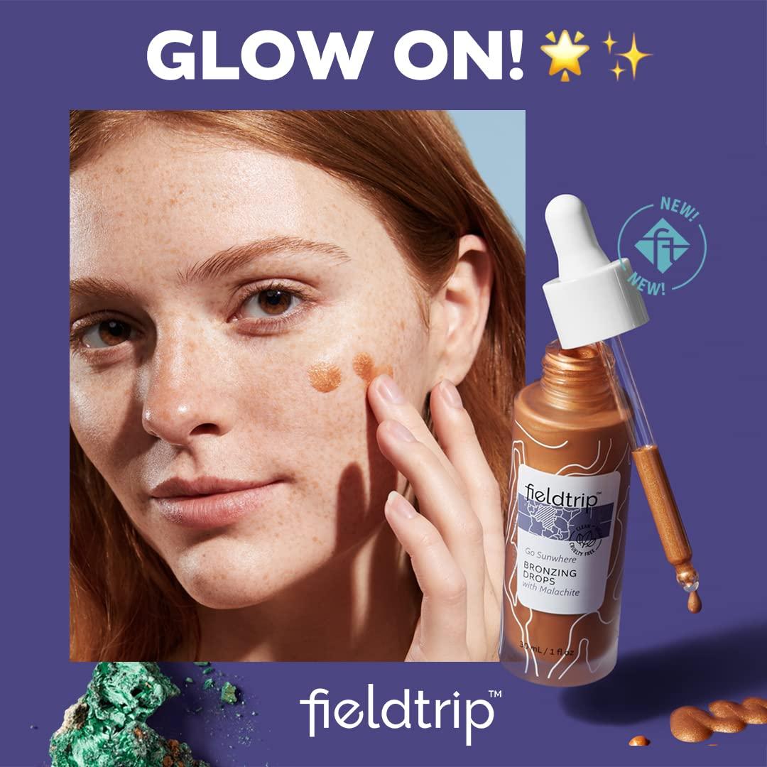 Fieldtrip Go Sunwhere Bronzing Drops with Malachite Clean Vegan