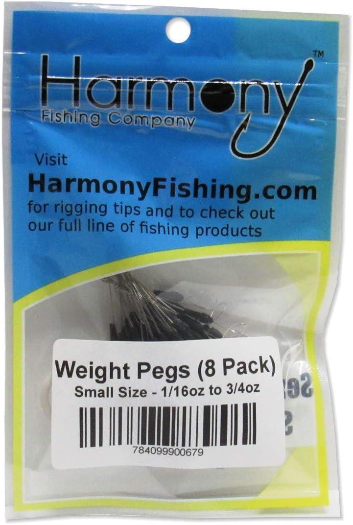 Harmony Fishing - Weight Pegs for Lead or Tungsten Worm/Flipping