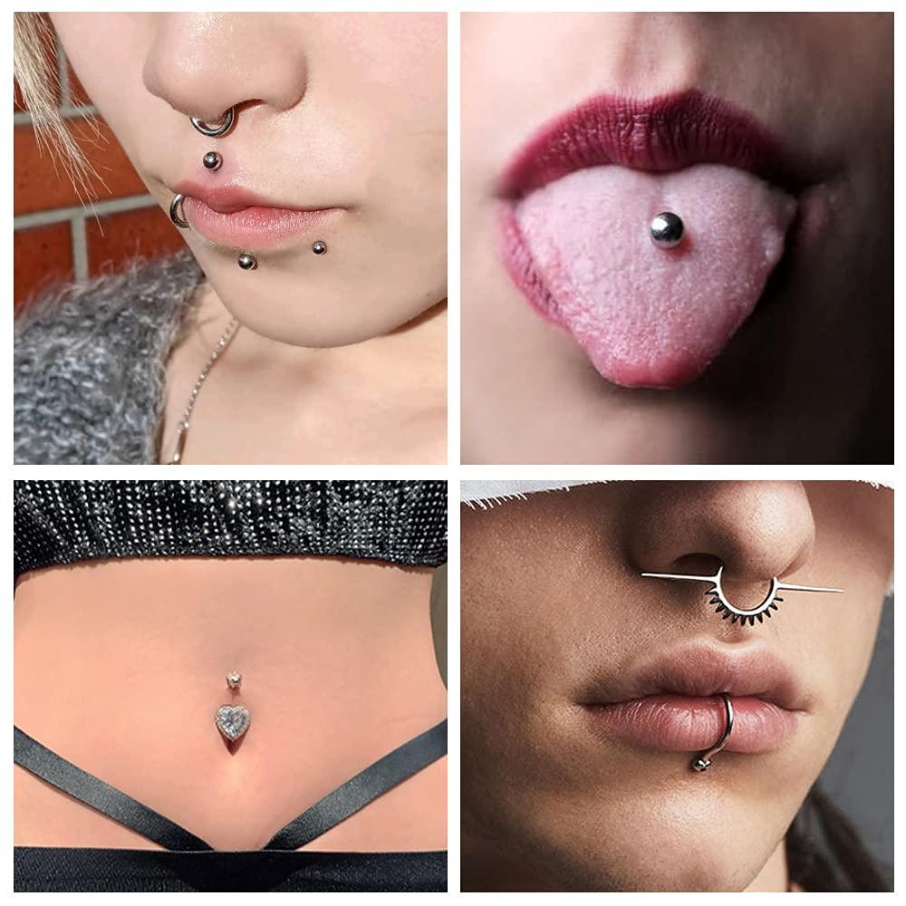 Piercing Needles 100Pcs 14G Disposable Professional Body Piercing