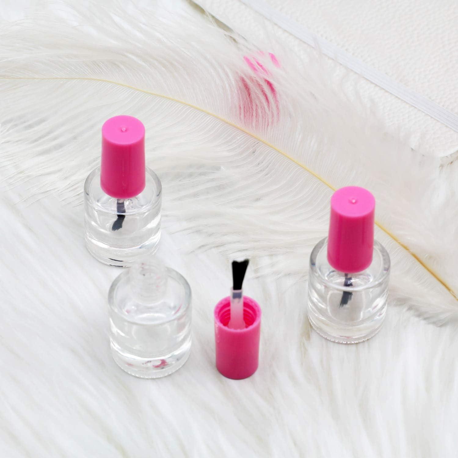 15Ml: Gther 6Pcs 15Ml Empty Nail Polish Glass Bottles with Brush Cap &  Funnel & Mixing Balls for Nail Art : Amazon.in: Beauty