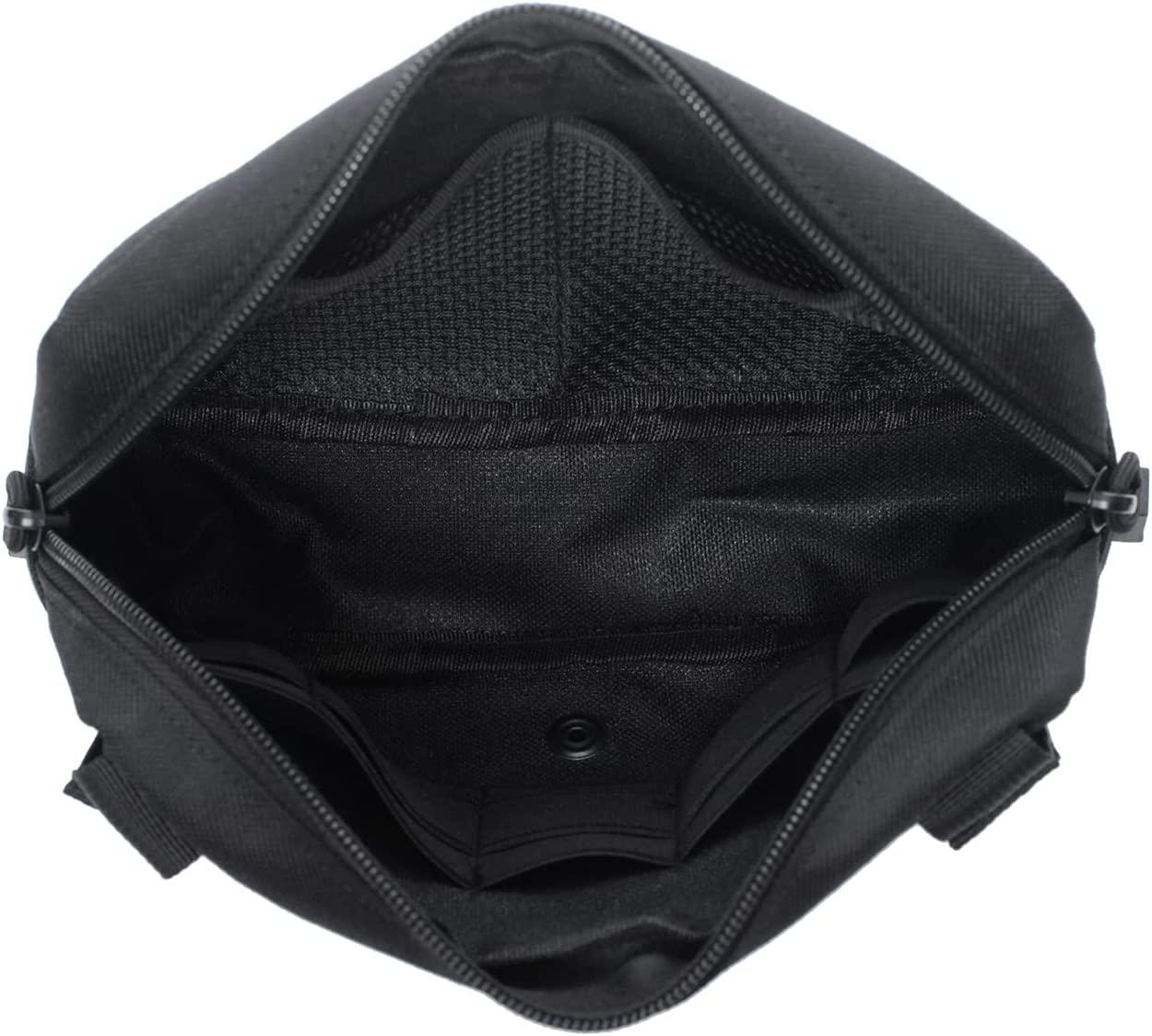 Tactical Molle Horizontal Admin Pouch MultiPurpose LaserCut EDC Tool