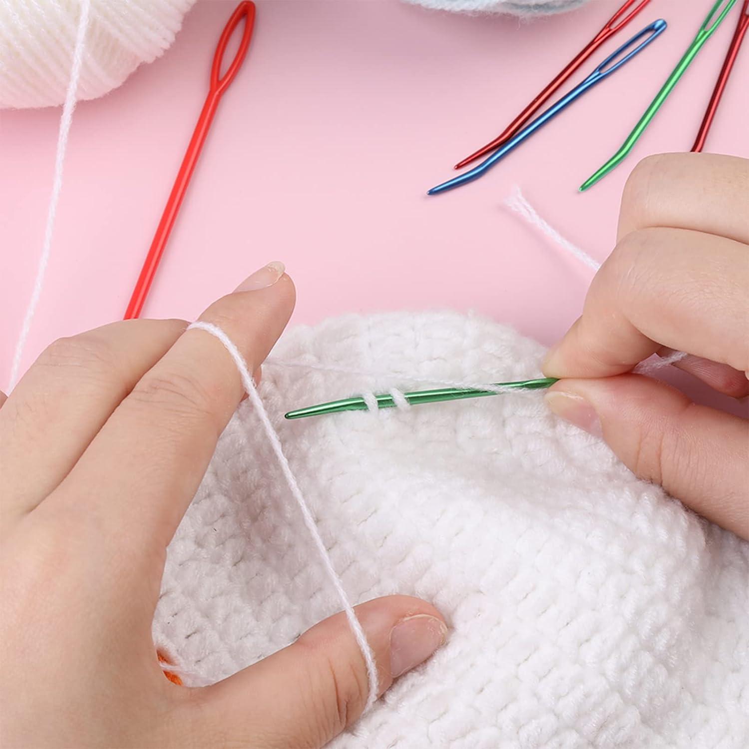 Large Eye Blunt Needle Knitting, Leather Needles Hand Sewing
