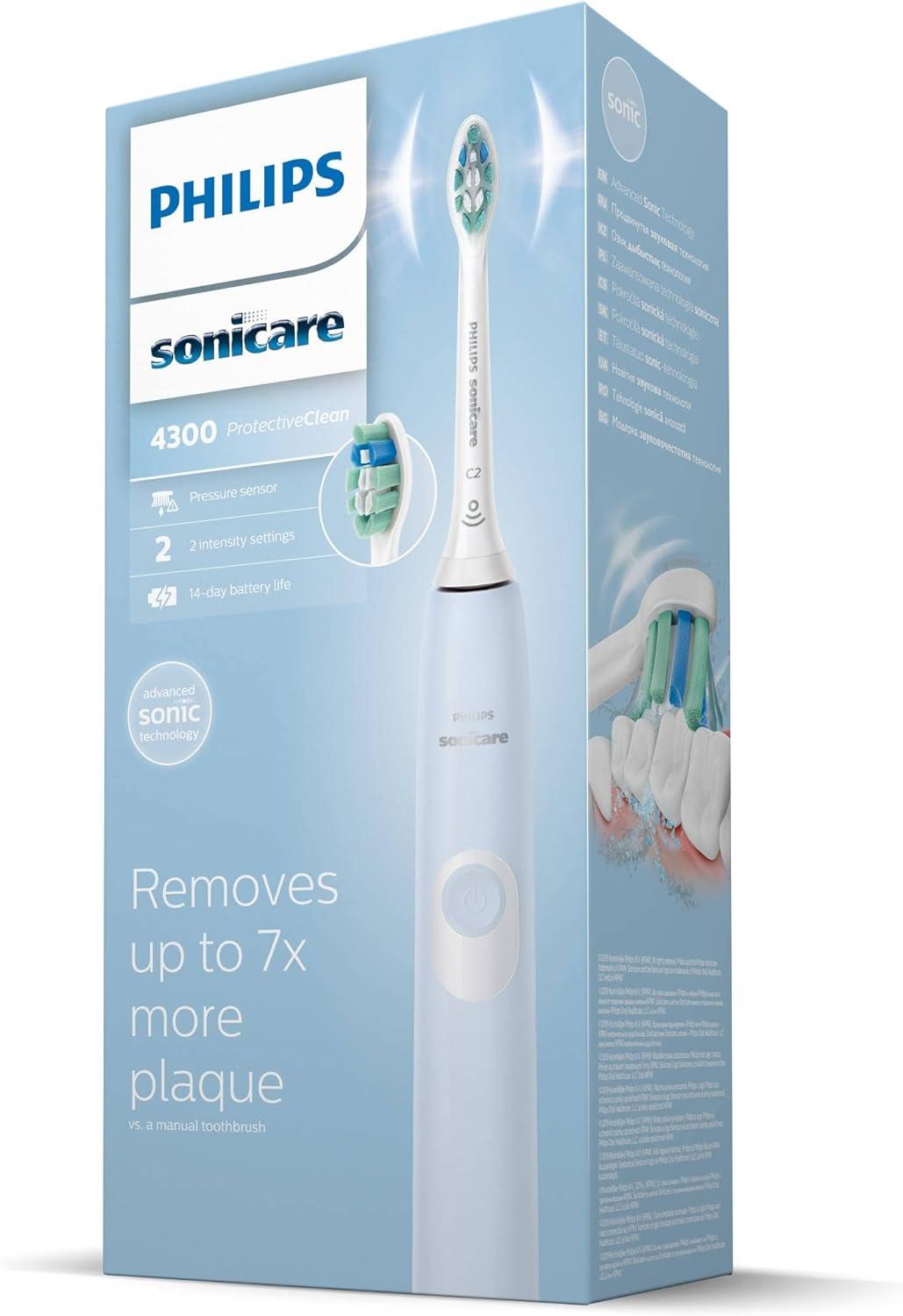 Philips Sonicare ProtectiveClean 4300 Electric Toothbrush with Pressure