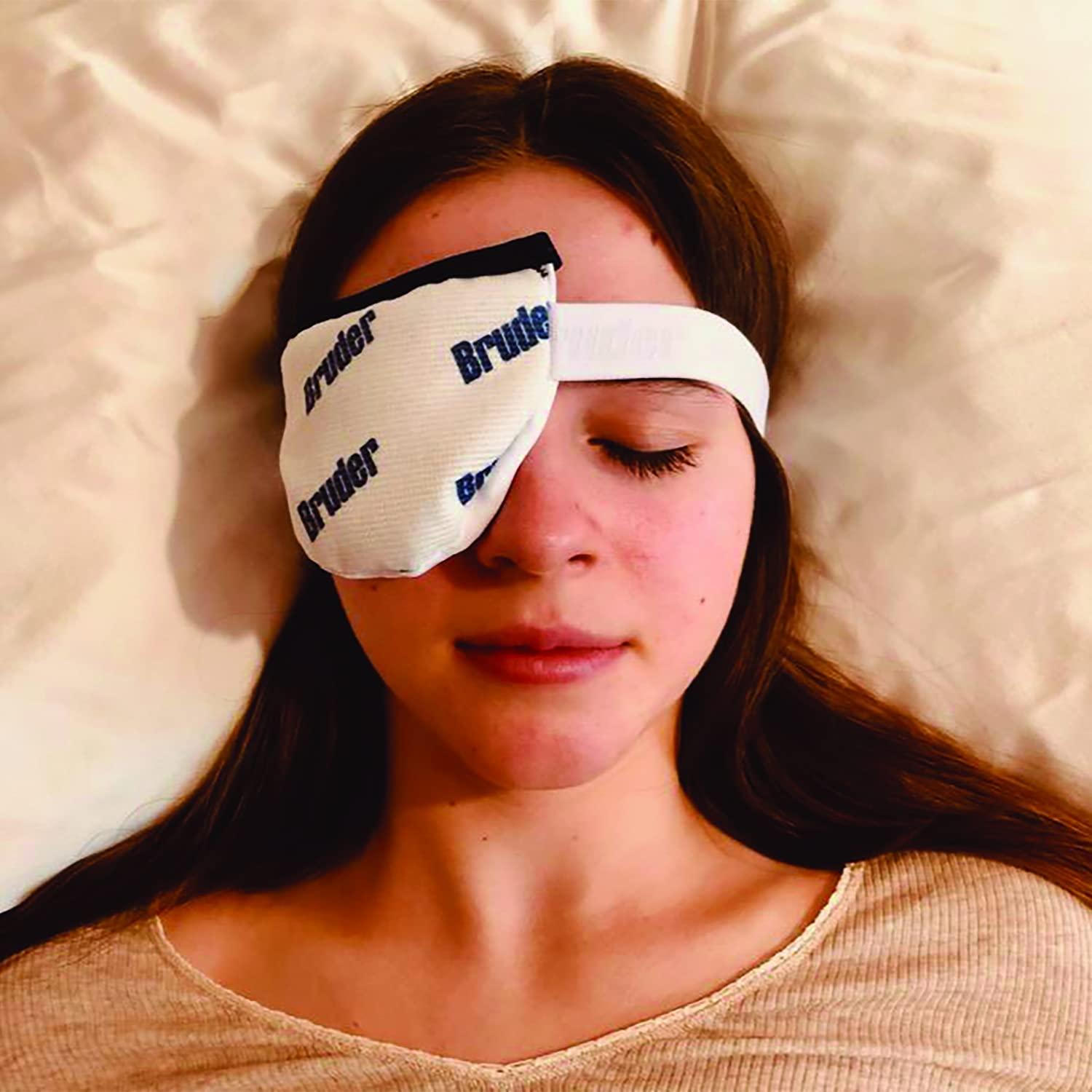 Bruder Moist Heat Eye Compress for Fast Relief Single Eye Microwave