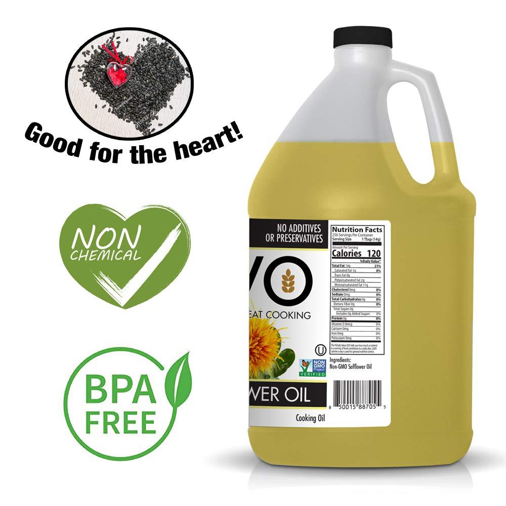 AVO Naturally Processed NONGMO High Oleic Safflower Oil, 1 Gallon