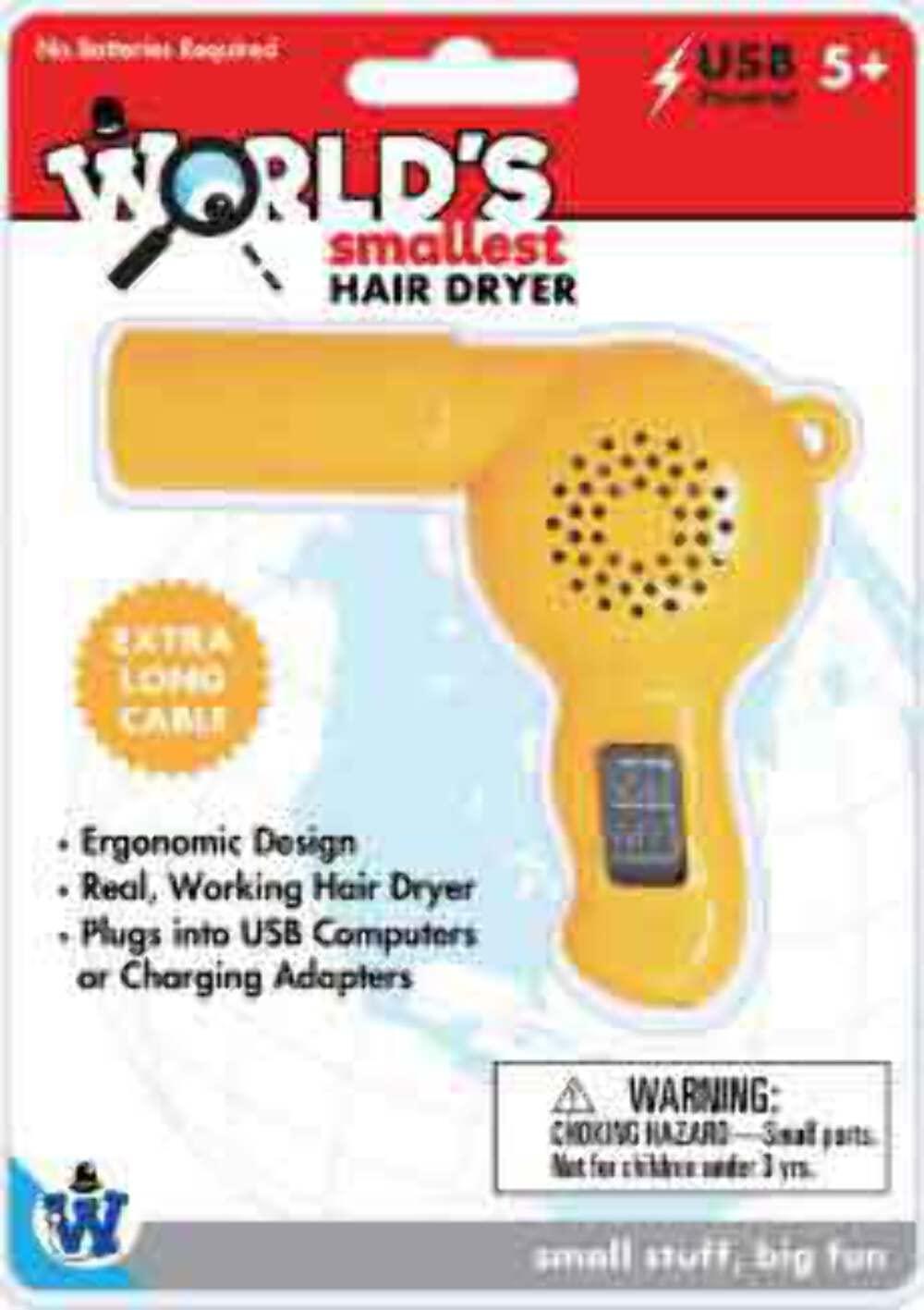 Gadgets Westminster World's Smallest Hair Dryer