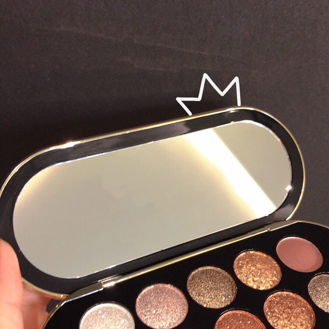 Glitter Eyeshadow Palette Gold Glitter Eyeshadow Makeup Set 10 Colors