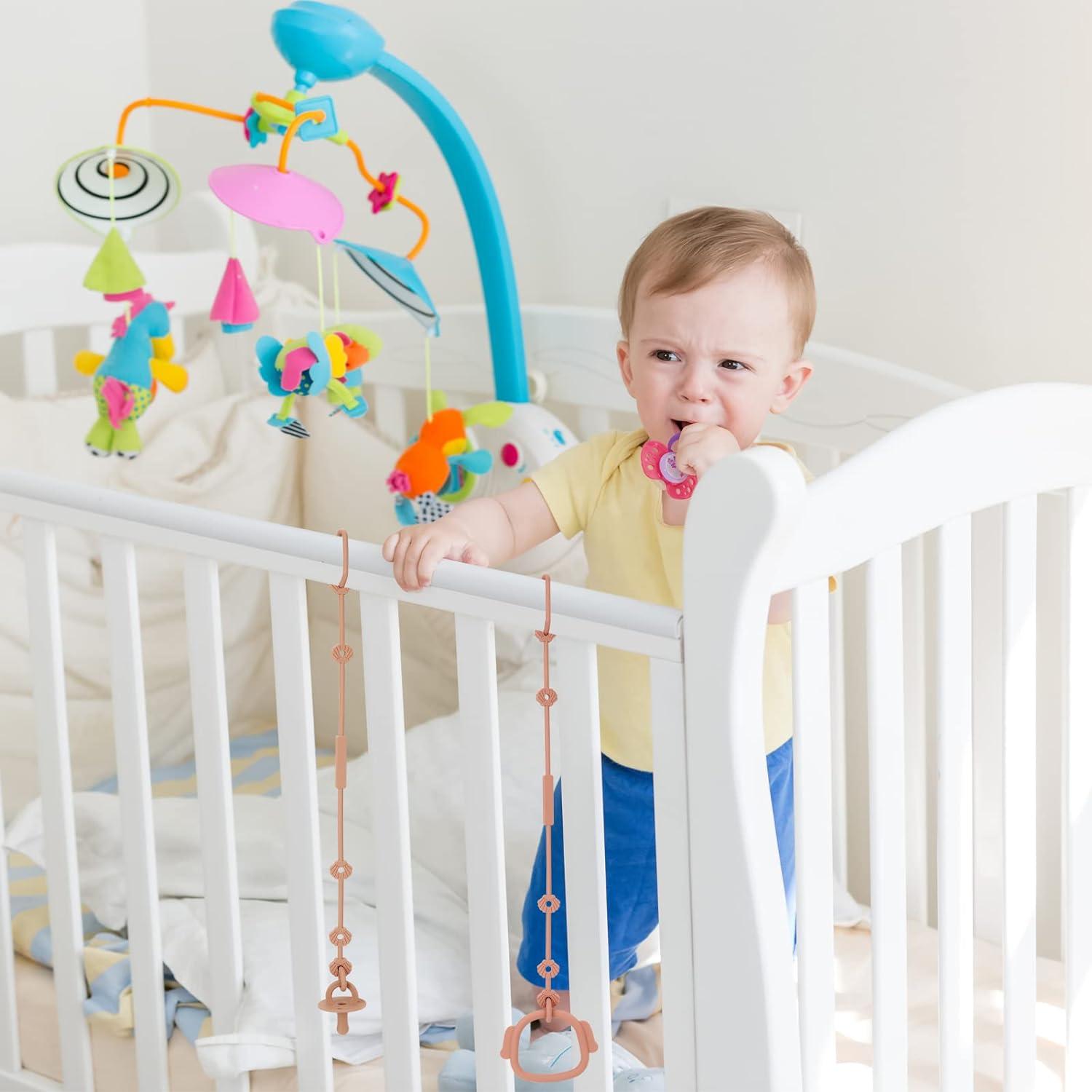 Silicone High Chair Straps Octopal 3-Pack | Silicone No-Throw Straps For  Toys, Cups & Utensils Baby Tether Straps