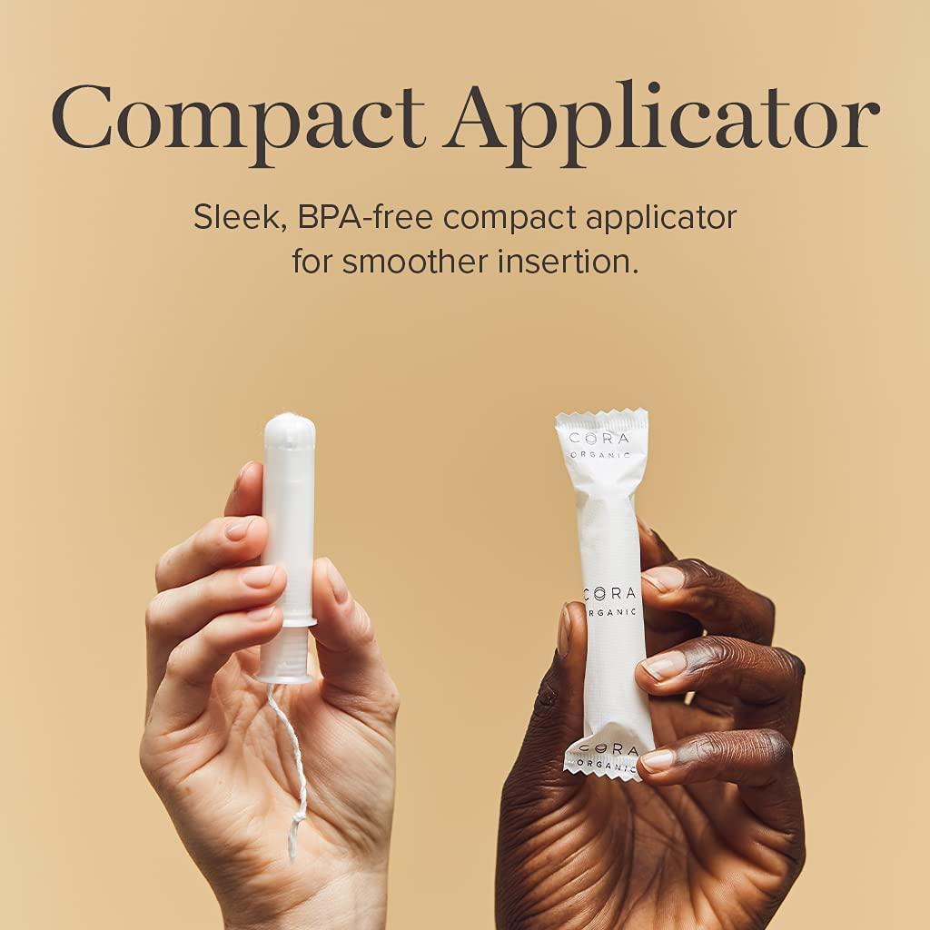 Cora Organic Applicator Tampons, Super Absorbency